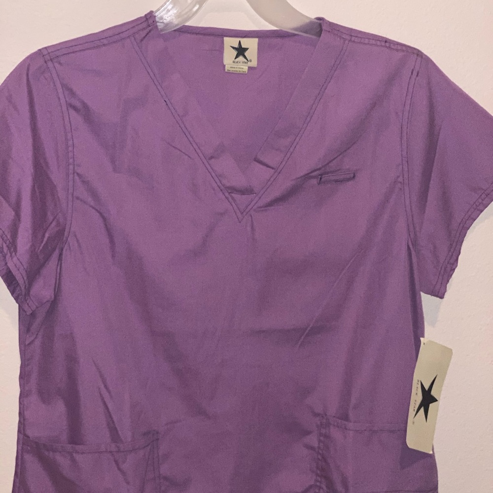Lavender Scrub Top